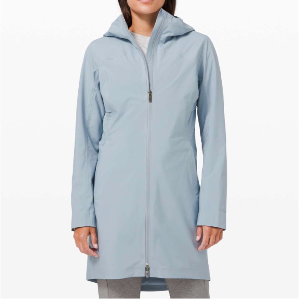 Lululemon Rain Rebel Jacket Chambray size 10